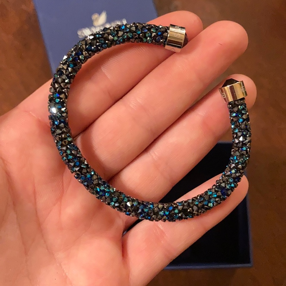 Blue Swarovski Crystal Bracelet